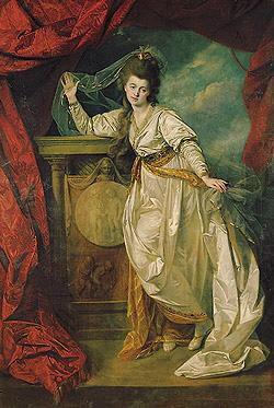 Johann Zoffany Elizabeth Farren as Hermione in The Winters Tale oil painting image